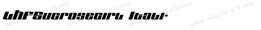 LHFSucrosegirl Itali字体转换